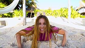 Big Tits Milf Teases with Wild Cock Play