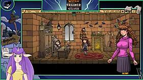 Witch Trainer Silver Part 14: Asian Brunette With Big Tits In Hentai Action