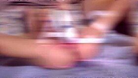 Bubble Butt Brunette Uses Vibrator In Public To Reach Climax