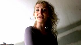 Skinny French Blonde Milf Fucked Hard in Ass for Cash.