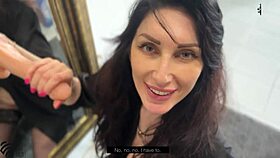 Hot Milf Sucked 2 Dicks And Got A Mouthful Of Cum