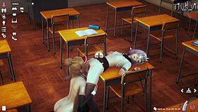 anime character in hentai wears unusual tire outfit