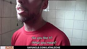 Latino Renovator Sucks Cock As Extra Service