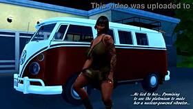 In this Sims 4 parody, a group enjoys handjobs and foursome fun