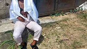 Ijeoma Bush Fuck With Strange Man In Outdoor Curvy Scene