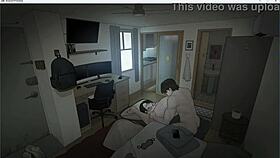 Scenes from Tenants of the Dead hentai game