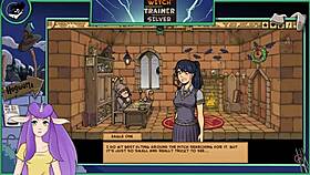 Witch Trainer Silver Part 14: Asian Brunette With Big Tits In Hentai Action