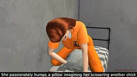 Hey, Policeman, Stop Masturbating to Lesbian Prison Sex!