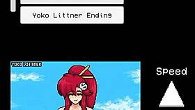 Exploring the game world in an anime hentai adventure