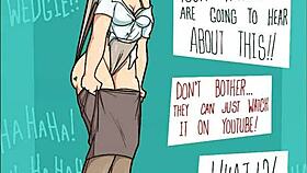 cartoon girl wedgie compilation 1