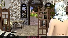 arab wife cheating on husband with handsome man