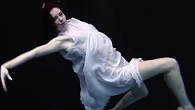 Andrejka Performs Astonishing Underwater Moves In Bikini At Pool