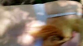 Blonde Bent Over in Outdoor Doggystyle Cumshot