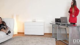 naughty rachele richey dominated and ass fucked by cathy heaven