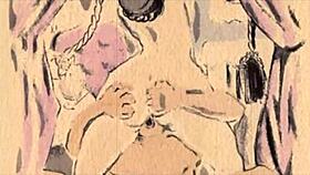 vintage erotic illustration from retro comic