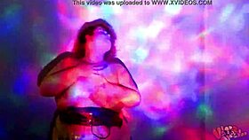 bbw goddess worship dance and oil with plump redhead