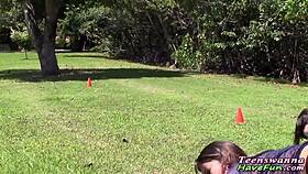 At this party, a real teen gets fucked hard and receives a facial.