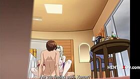 Я смотрю, как девушки трутся и устраивают жесткий трисом в этом аниме - с