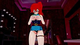 Watch Itsuka Kendo squirt during intense masturbation in 3D hentai?