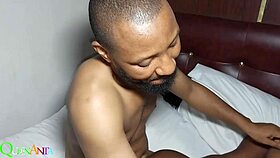 Black beauty gets hard cock inside her