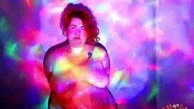 bbw goddess worship dance and oil with plump redhead