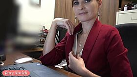 Jeny Smith Naked At New Job! Hidden Cam Fun!