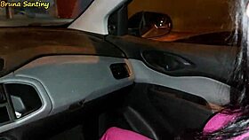 Hey, check this! Hot Latina with big shaved ass rides interracial cock after a street pickup!