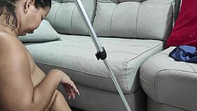 Colombian Latina Wife Goes Deepthroat on Young 18+ Amateur in Raw Action