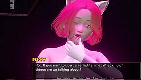 Sheltered hearts in this erotic 3d anime dating game hentai adventure