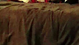 my wife plays with a 10-inch vibrator for hot homemade fun.