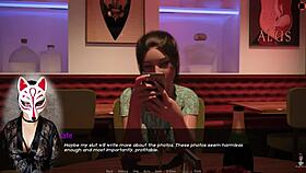 Kate gives blowjob in 3d cartoon cosplay