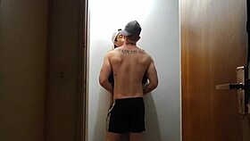 cameras catch friends fucking after gym