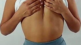 Beautiful babysitter with brown eyes gets her wet pussy creampied by daddy