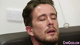 British mistress in fetish cfnm group session