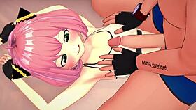 anya wants titty fuck but gets full fucking instead?