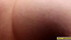 Melissa chats about getting screwed doggy by her step bro