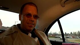 Horny Milf Taxi Driver Fucks Stranger and Eats Cum!