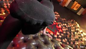 What do you think of these legs in black opaque pantyhose?