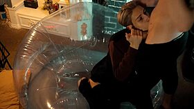 Do two sweet guys share the chair?