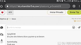 Colombian girls starting their webcam sessions with enthusiasm