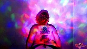 bbw goddess worship dance and oil with plump redhead