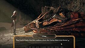 I Fuck The Queen While Hot Warrior Fingers Herself In Huge Cartoon Hentai Scene