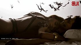 Erotic bdsm session with bound amateurs