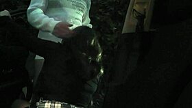 Fun With T-Girls At A Car Park And In A Porn Theater