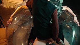 Do two sweet guys share the chair?