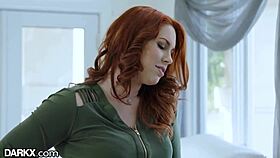 Darkx Curvy Redhead Drilled By Bosses Bbc On Desk