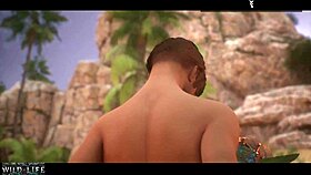 guy fucks two sluts in public - wild life