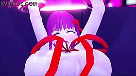 Corrupted dildos force her to dance and squirt orgasms