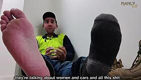 as a step gay dad, work sucks, life is tough, i escape into foot fantasy dreams even at work.