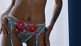 hot colombian babe barbie rous gets surprise visit